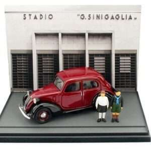Brumm BMAS44 FIAT 508C NUOVA BALILLA 1937 CON 2 FIGURE 1:43 Modellino