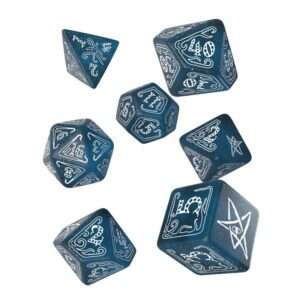 Call Of Cthulhu Dice Set Abyssal & White (7) Q Workshop