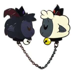 Cult Of The Lamb Spilla Badge Goat & Lamb 5 Cm Youtooz