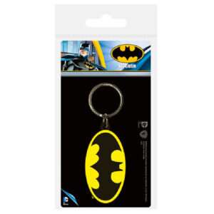 Dc Comics Portachiavi con Simbolo di Batman in Gomma Pyramid International