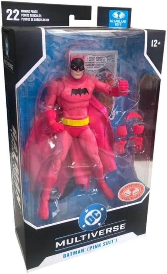 Dc Multiverse Action Figura Pink Batman (Chase) 18 Cm Mcfarlane Toys