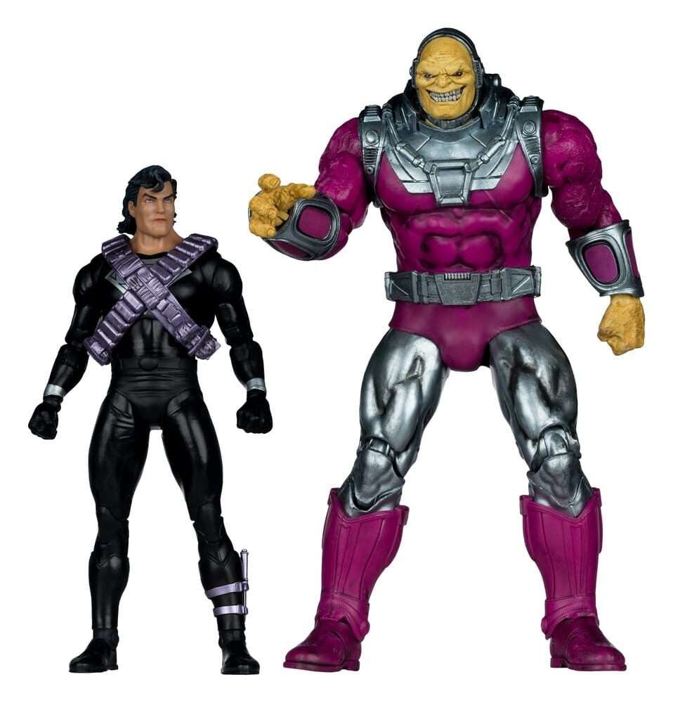 Dc Multiverse Megafig Action Figura 2-pack Mongul Vs Superman (return Of Superman) 25 Cm Mcfarlane Toys