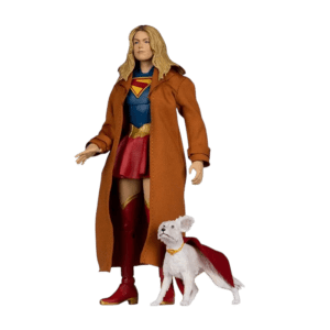 Dc Theatrical Action Figure Deluxe Supergirl con Crypto 17 Cm Mcfarlane Toys