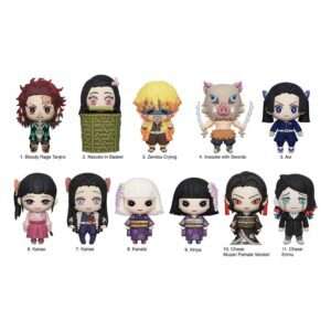 Demon Slayer: Kimetsu No Yaiba 3d Pvc Bag Clips Series 4 Con Figure Int.