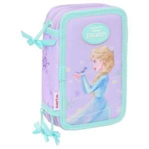 Disney Frozen Spirit triple pencil case 37pcs Safta