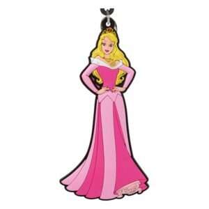 Disney Princess Soft Touch Pvc Bag Clip Aurora Con Figure Int.