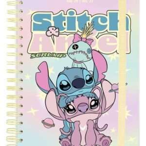 Disney School Diario Weekly Planner 2026/2027 Stitch E Angel A5 Grupo Erik
