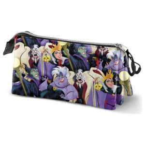 Disney Villains triple pencil case Karactermania