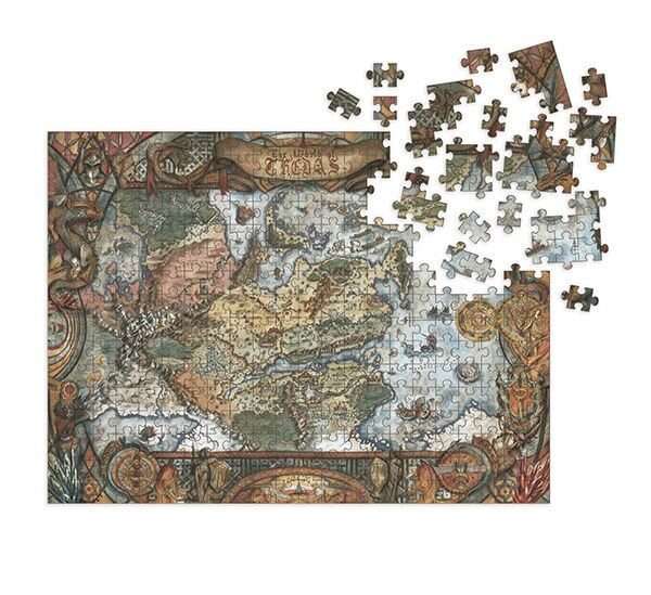 Dragon Age Jigsaw Puzzle World Of Thedas Map (1000 Pezzi) Dark Horse