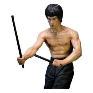 Enter The Dragon Movie Statua 1/6 Bruce Lee Kali Sticks Fight Normal Basement Version 30 Cm Star Ace Toys
