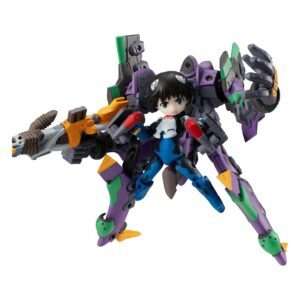 Evangelion Desktop Army Figura Shinji Ikari & Evangelion No. 1 New Theatrical Edition 15 Cm Megahouse