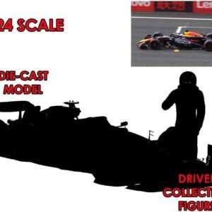 F1 Red Bull Racing Rb20 Con Verstappen Figura - 1:24 Die-cast Model Modelli In Scala Bburago