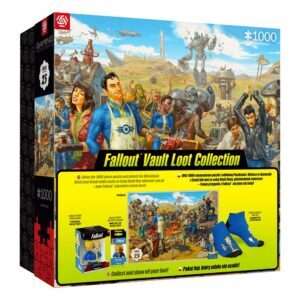 Fallout Regalo Set Fallout Vault Loot Collection (puzzle, Calzini, Figurine & Key Ring) Good Loot