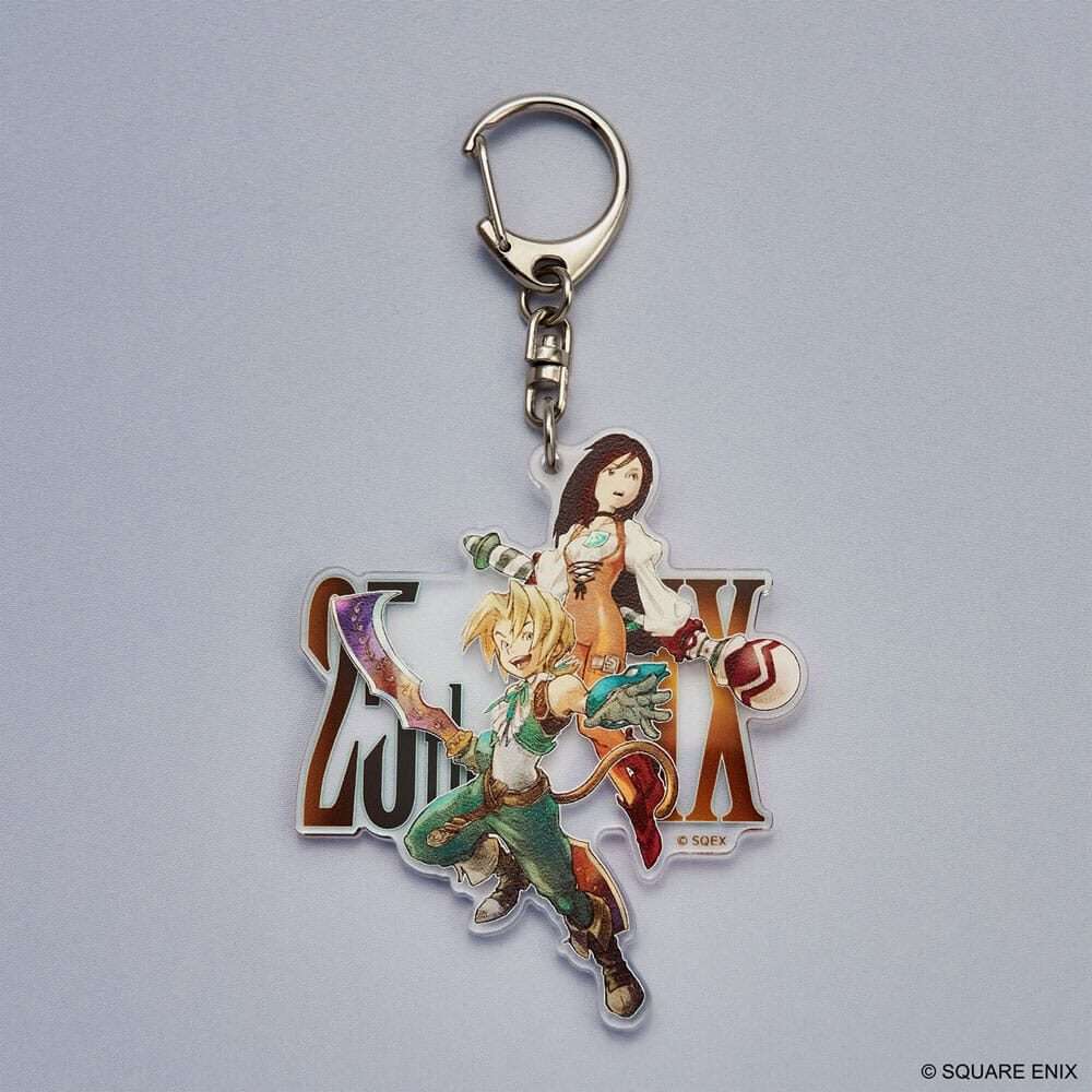 Final Fantasy Ix Acrylic Portachiavi 25th Anniversary Zidane & Garnet Square-enix