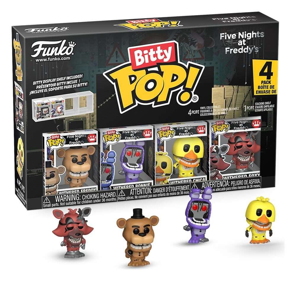 Five Nights At Freddy's Bitty Pop! Vinile Figura 4-pack Series 6 2,5 Cm Funko