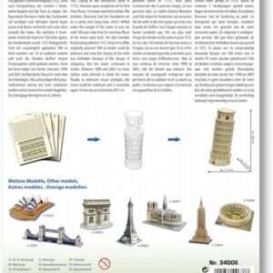 Folia 34006 3D MODELLOGIC DER SCHIEFE TURM VON PISA 30 Pezzi Kit Modellino
