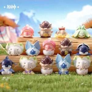 Genshin Impact Natlan Saurian Series Mini Figures 4 Cm Blind Box Sakami Merchandise