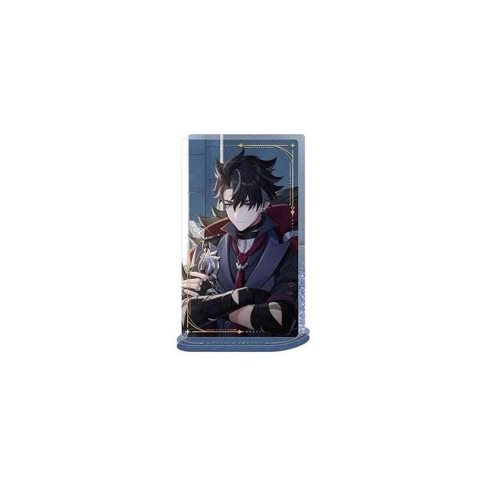 Genshin Impact Stampa In Acrilico Ornament Con Glitter: Wriothesley 11 Cm Sakami Merchandise
