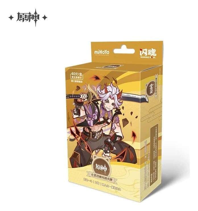 Genshin Impact Trading Carte Gioco Series 03 Pre-build Starter Deck 03 Arataki Itto *chinese Version* Mihoyo