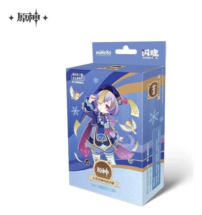 Genshin Impact Trading Carte Gioco Series 03 Pre-build Starter Deck 04 Qiqi *chinese Version* Mihoyo
