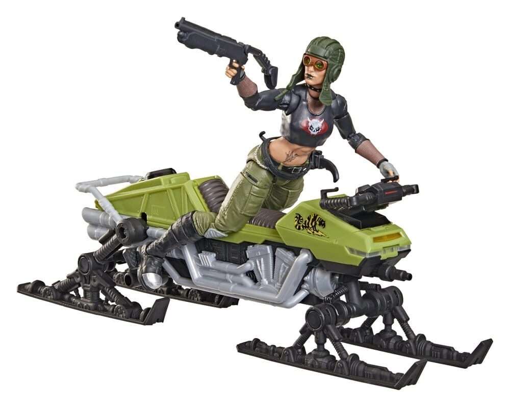G.i. Joe Classified Series Action Figura E Vehicle Set -194 Zanya E Dreadnok Chameleon (swamp Skier) 15 Cm Hasbro
