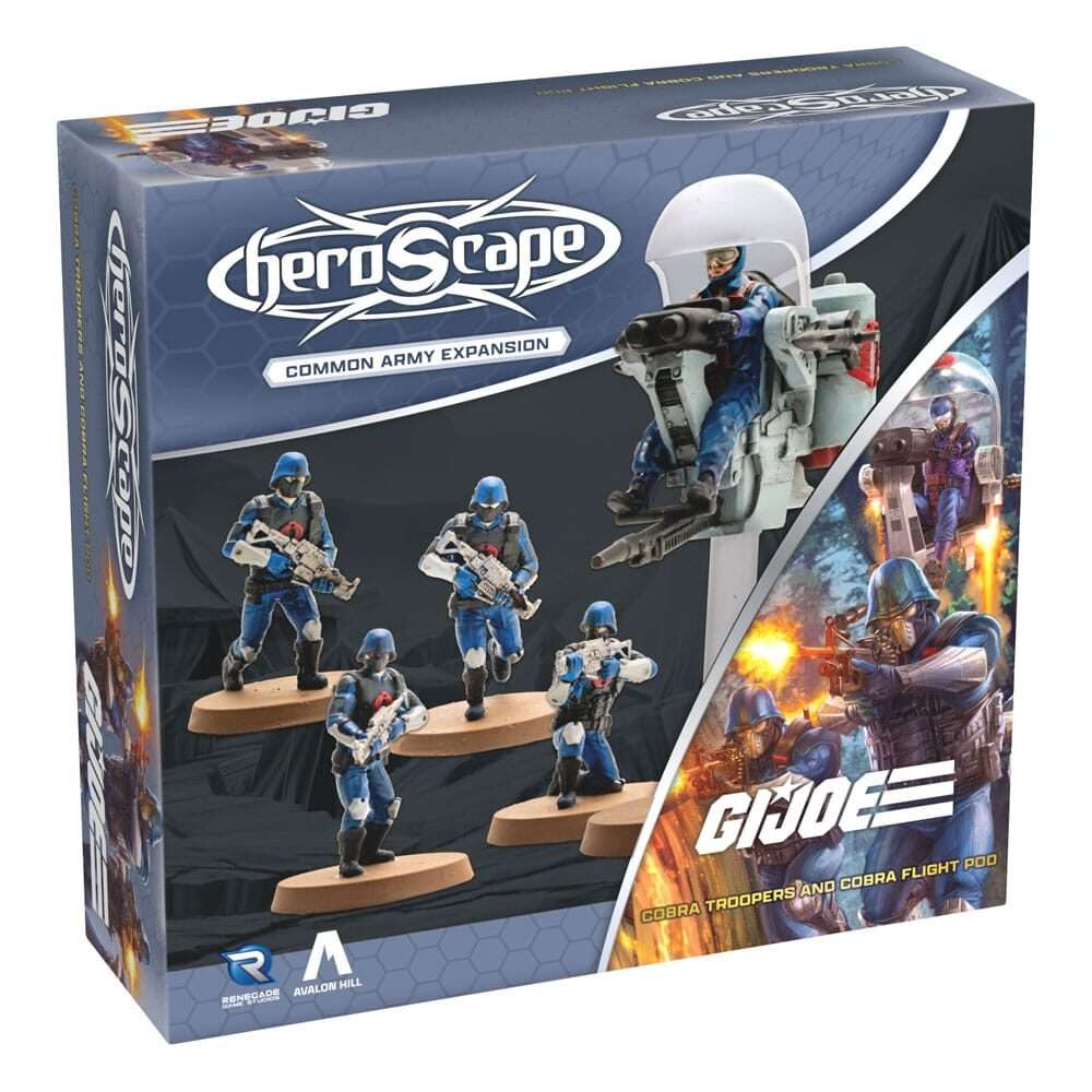G.I.Joe Heroscape Army Expansion Cobra Troopers & Cobra Flight Pod (Common) *English Version* Renegade