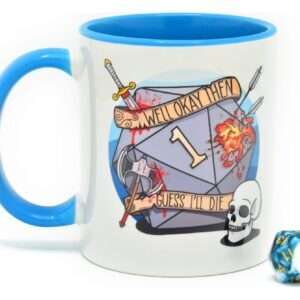 Glassstaff Regalo Set Tazza & Dice D20 Guess I'll Die Glassstaff