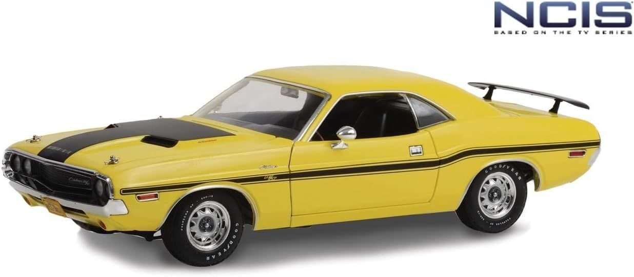 Greenlight GREEN12845 Dodge Challenger R/T - NCIS 1970 1:18 Modellino