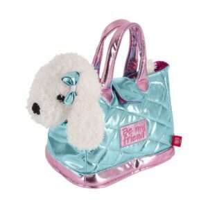 Han bag + plush blue Didi dog 28cm Perletti