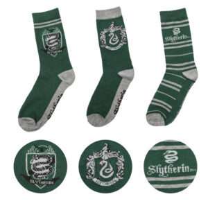 Harry Potter Cinereplicas Serpeverde Calzini 3 Pairs Set Accessori Abbigliamento