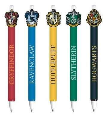 Harry Potter Erasable Gel Pen Houses Pyramid International