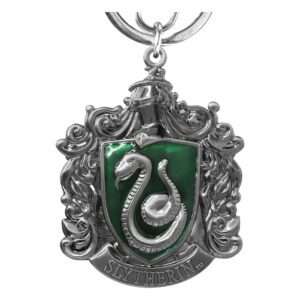 Harry Potter Pewter-portachiavi Serpeverde Crest Con Figure Int.