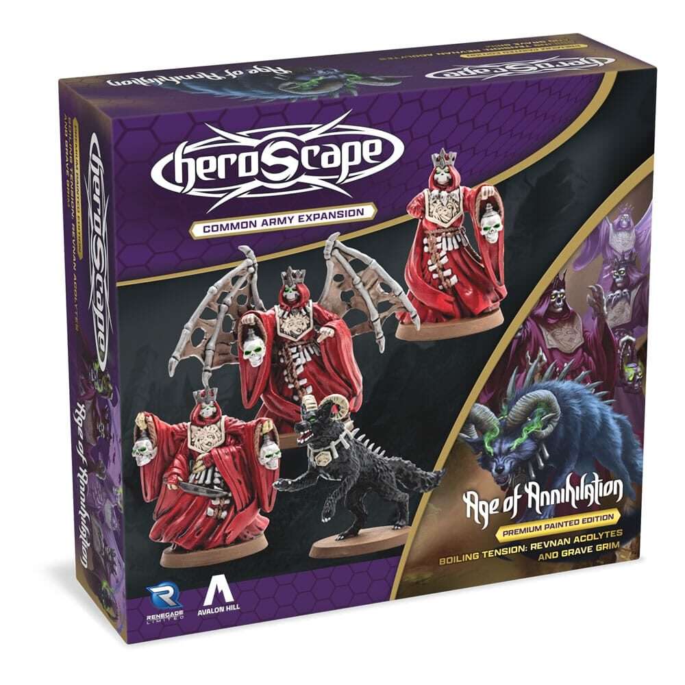 Heroscape Army Expansion Boiling Tension: Revnan Acolytes & Grave Grim *English Version* Renegade