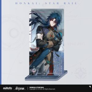 Honkai: Star Rail Light Cone Stampa In Acrilico Ornament Con Glitter: Blade The Unreachable Side 15 Cm Mihoyo