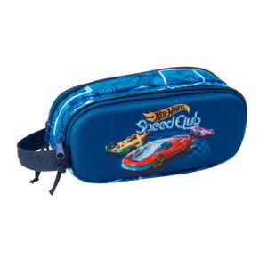 Hot Wheels 3D double pencil case Safta