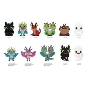How To Train Your Dragon 3d Pvc Bag Clips Series 1 Con Figure Int.