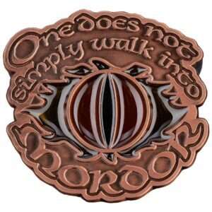 Il Signore Degli Anelli Collectors Spilla One Does Not Simply Walk Into Mordor 4 Cm Weta Workshop