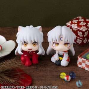 Inuyasha Look Up Pvc Statua Inuyasha & Sesshomaru 11 Cm (with Regalo) Megahouse
