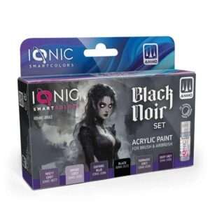 Ionic Black Noir Paint Set Colori - Ammo By Mig Jimenez