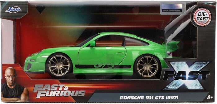 JADA FAST & FURIOUS PORSCHE 911 GT3 DIE-CAST SCALA 1:24 MOVIES - GIOCATTOLI VARI