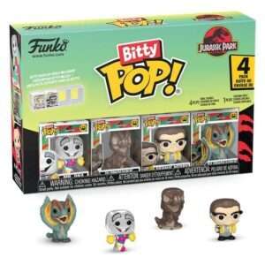 Jurassic Park Bitty Pop! Vinile Figura 4-pack Mr. Dna 2,5 Cm Funko