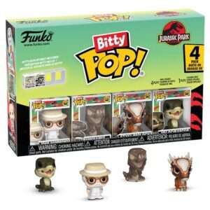 Jurassic Park Bitty Pop! Vinile Figura 4-pack Series 2 2,5 Cm Funko