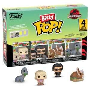 Jurassic Park Bitty Pop! Vinile Figura 4-pack Triceratops 2,5 Cm Funko