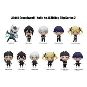 Kaiju No. 8 Pvc Bag Clips Series 2 Con Figure Int.