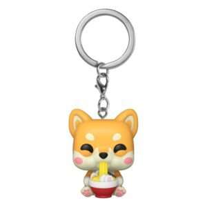 Kawaii Foodies Pocket Pop! Vinile Portachiavis 4 Cm Ramen Shiba  Funko