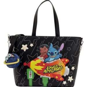 Lilo & Stitch By Loungefly Canvas Tote Bag Space Adventure Loungefly