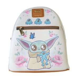 Loungefly Star Wars Lucas Grogu With Frogs Brown Trim backpack cm Loungefly