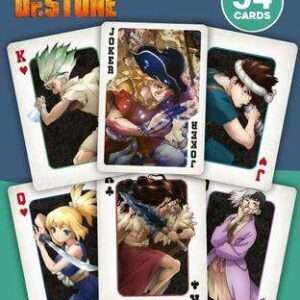 MANGACARDS DR. STONE PLAYING CARDS Carte Da Gioco Don T Panic Games