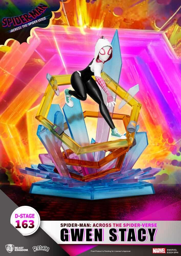 Marvel D-Stage PVC Diorama Spider-Man: Across The Spider-Verse Gwen Stacy 15 Cm Beast Kingdom Toys