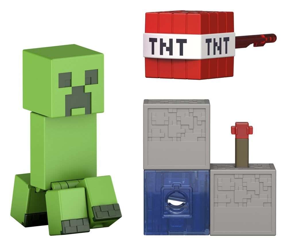 Minecraft Action Figura Creeper 8 Cm Mattel